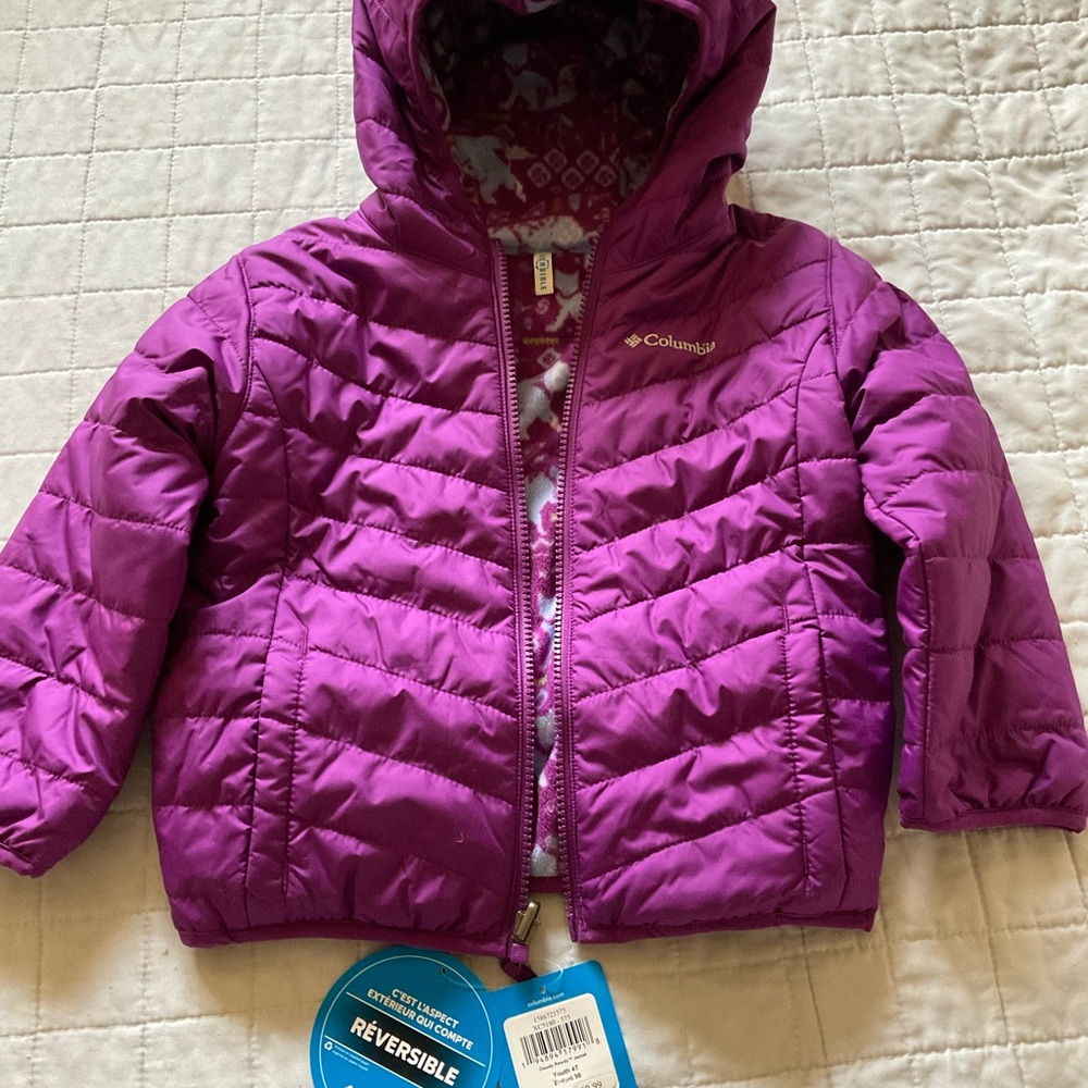 COLUMBIA SPORTSWEAR -Toddler 4T Reversible Jacket.